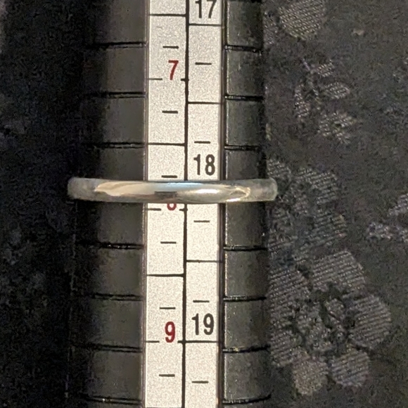 Genuine Reconstituted Turquoise 925 Solid Sterling Silver Ring Size 8 - Picture 7 of 7